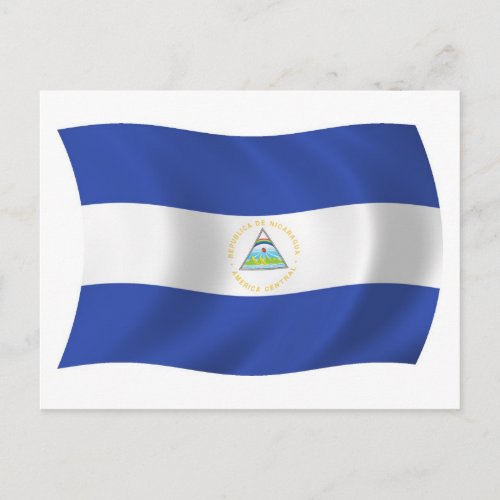 Nicaragua Flag Postcard