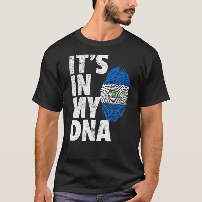 Nicaragua Flag  Pride Country Home Nation Family T-Shirt (Front)