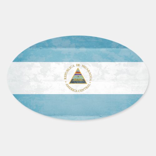 Nicaragua Flag Stickers