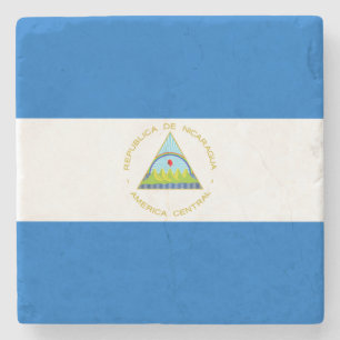 Nicaragua Flag Stone Coaster