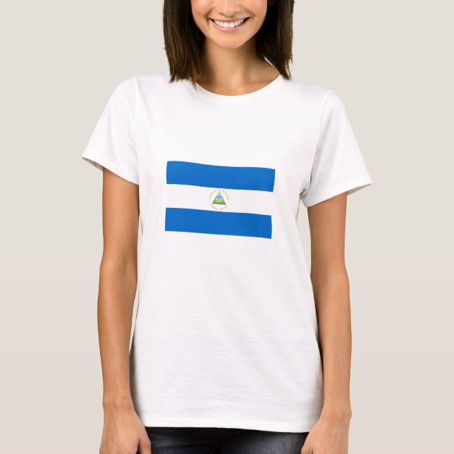Nicaragua Flag T-Shirt (Front)