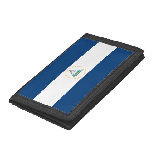 Nicaragua Flag Trifold Wallet