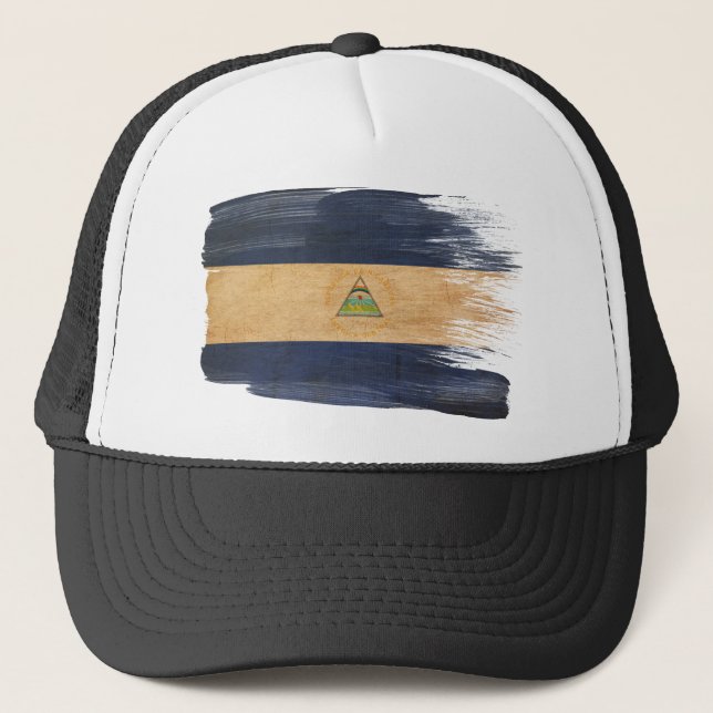 Nicaragua Flag Trucker Hat (Front)
