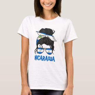 Nicaragua For Girl Nicaraguan Flag for Women Nicar T-Shirt