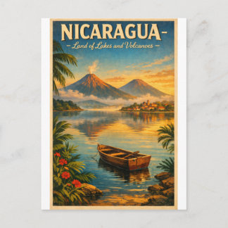 NICARAGUA – Land of Lakes and Volcanoes Postcard