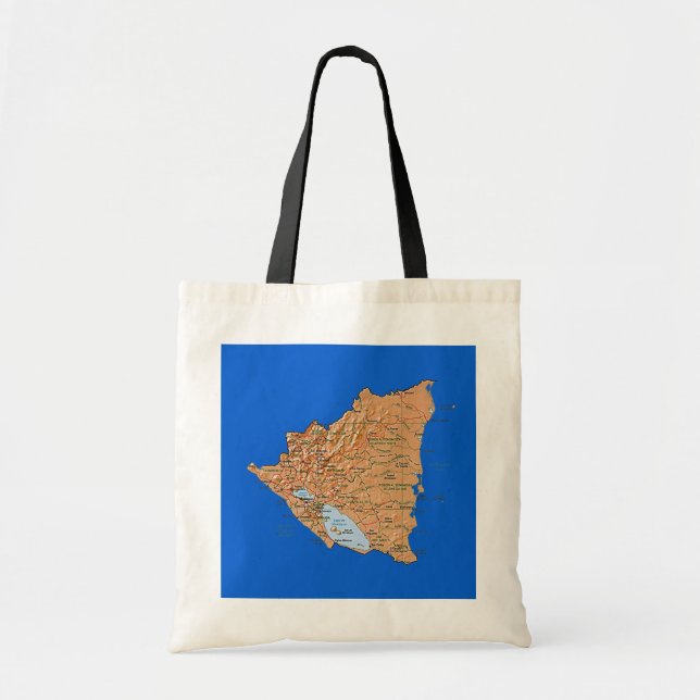 Nicaragua Map Bag (Front)