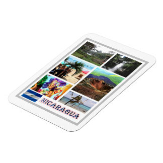Nicaragua - Mosaic - Magnet