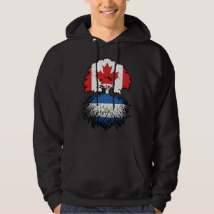 Nicaragua Nicaraguan Canadian Canada Tree Roots Hoodie