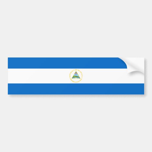 NicaraguaNicaraguan Flag Bumper Sticker