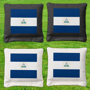 Nicaragua patriotic bags, Nicaraguan Flag Cornhole Bags
