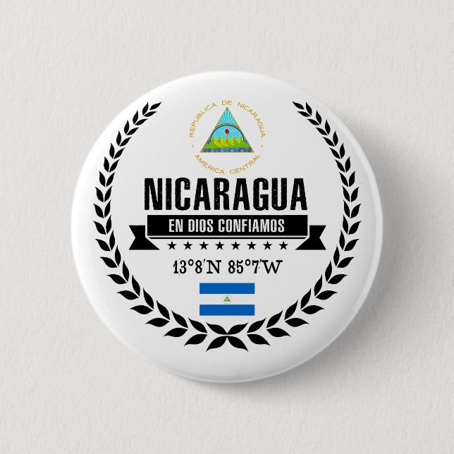 Nicaragua Pinback Button (Front)