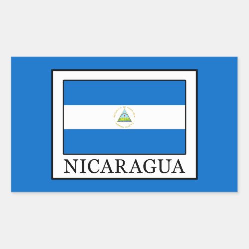 Nicaragua Rectangular Sticker