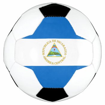Nicaragua Soccer Ball by flagart at Zazzle