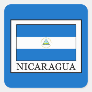 Nicaragua Square Sticker