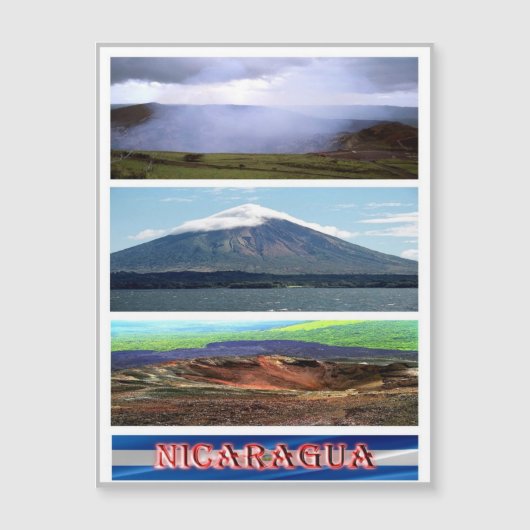 Nicaragua - Volcán - Mosaic - (Front)