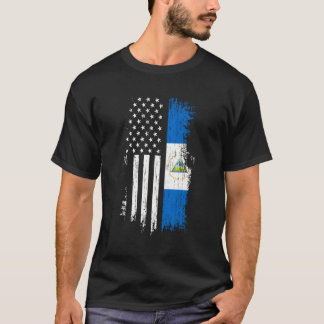 Nicaraguan American Flag Pride Nicaragua T-Shirt