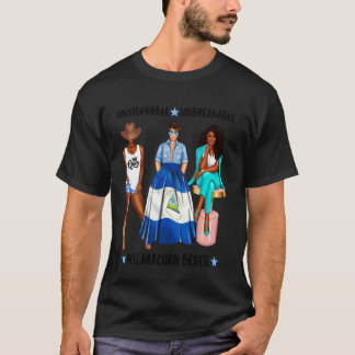 Nicaraguan Bestie From Nicaragua Fierce Brave Lati T-Shirt