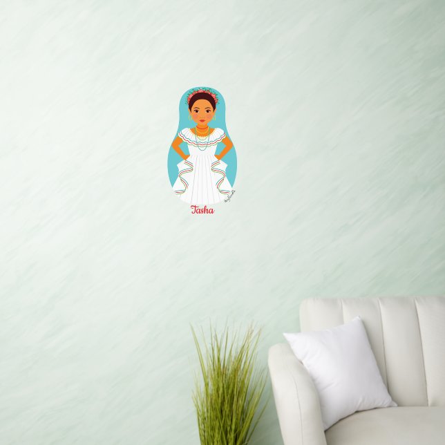 Nicaraguan Matryoshka Wall Decal (Living Room)