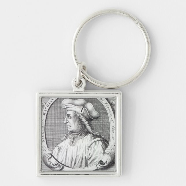Niccolo Machiavelli, 1724 Keychain (Front)