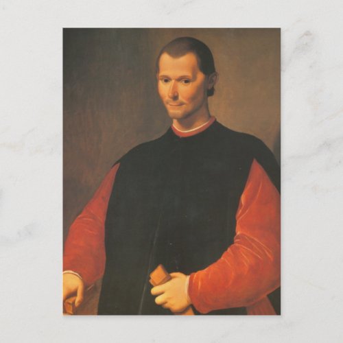 Niccol Machiavelli Postcard