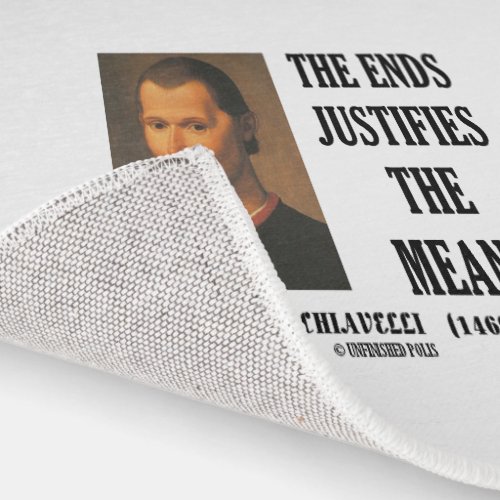 Niccolo Machiavelli The Ends Justifies The Means Rug