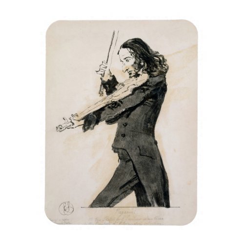 Niccolo Paganini 1782_1840 Playing the Violin 1 Magnet
