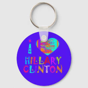 Nice and lovey Amazing Hope Hillary for USA Colors Keychain