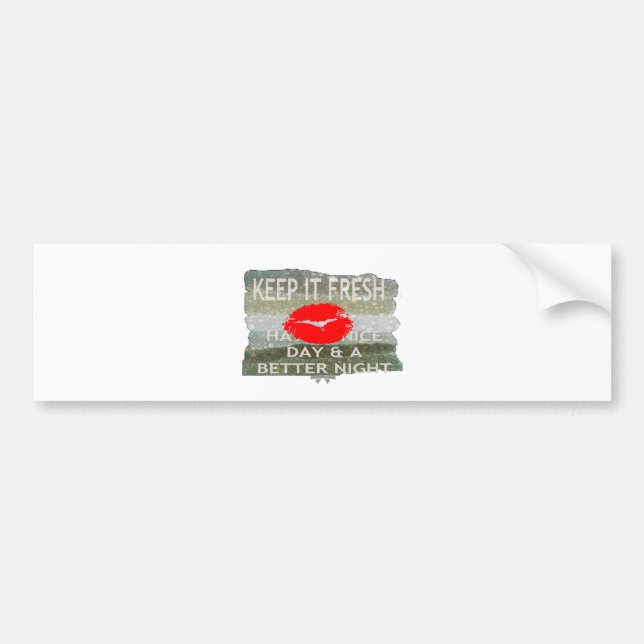 Nice and perfect save the date bumper sticker (Front)