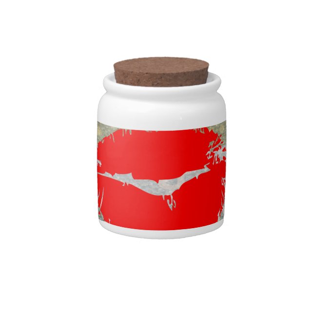 Nice and perfect save the date candy jar (Front)