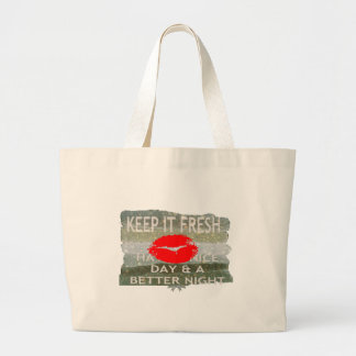 Nice and perfect save the date large tote bag