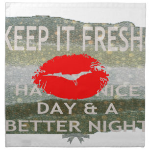 Nice and perfect save the date napkin