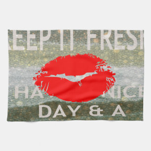 Nice and perfect save the date towel