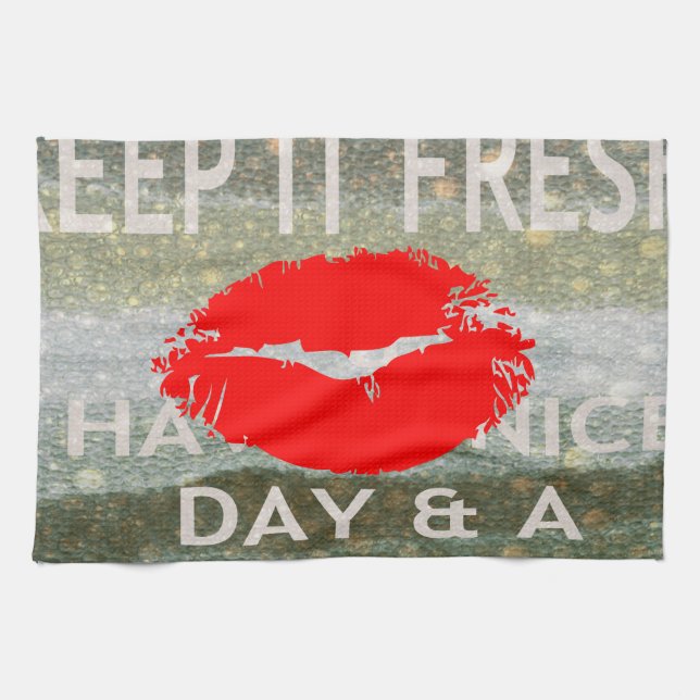 Nice and perfect save the date towel (Horizontal)