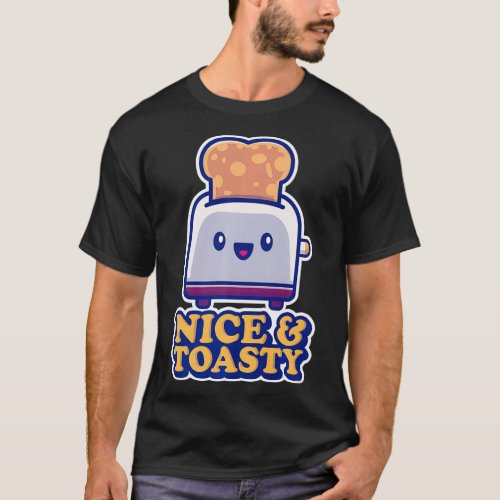 Nice And Toasty Toaster Breakfast Bread Toast 1968 T_Shirt