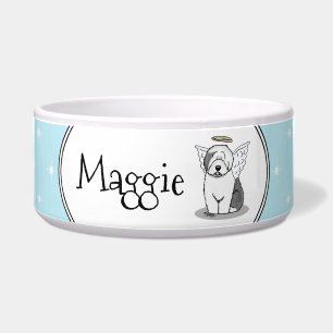 Nice Angel Old English Sheepdog (Gray 1) - Cute Bowl