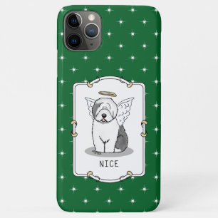 Nice Angel Old English Sheepdog (Gray 1) - Cute iPhone 11 Pro Max Case