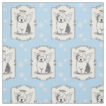 Nice Angel Old English Sheepdog (Gray 1) - Cute Fabric