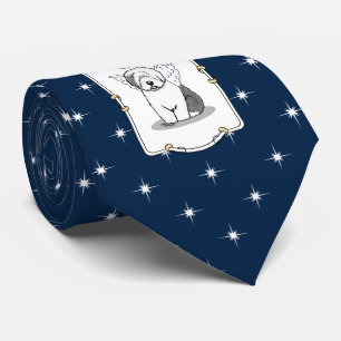 Nice Angel Old English Sheepdog (Gray 1) - Cute Neck Tie