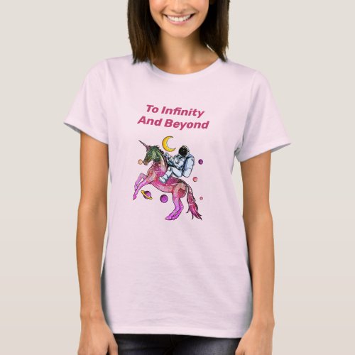 Nice Astronaut Ride Space Unicorn Horse  T_Shirt