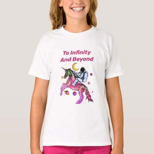 Nice Astronaut Ride Space Unicorn Horse T_Shirt