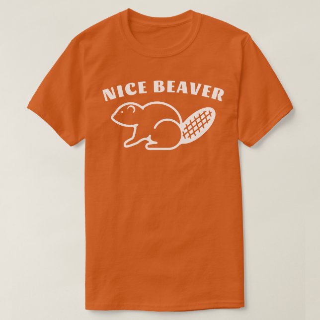 Nice Beaver 1 T-Shirt (Design Front)