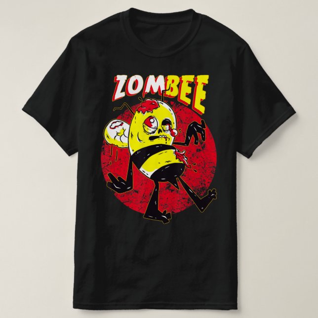 Nice Beekeeper Zombie Honeybee Zombee Beekeeper's T-Shirt (Design Front)
