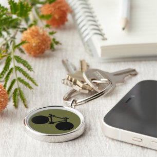 nice bicycle . biking . bike-themed keychain