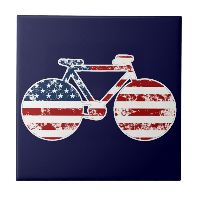 nice bicycle . biking . bike-themed tile (Front)
