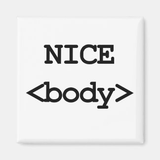 nice body html code magnet