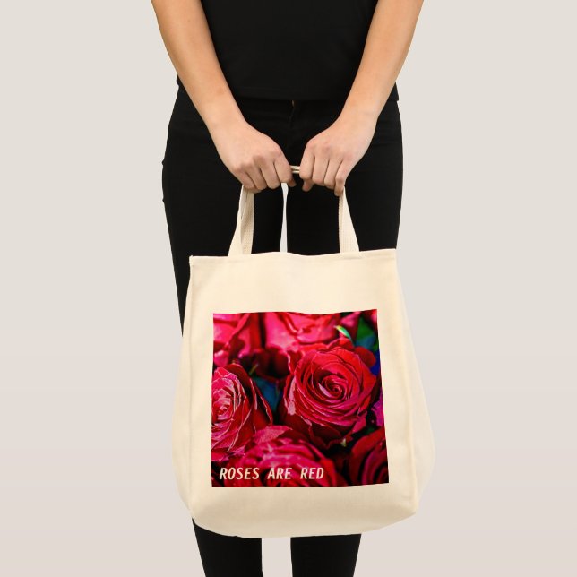 Nice Bunch Of Red Roses Tote Bag (Front (Product))