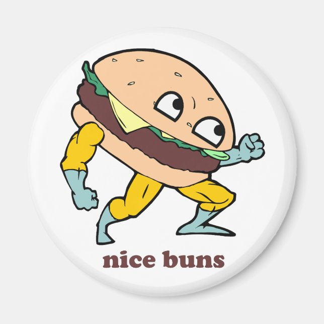 Nice Buns Magnet (Front)