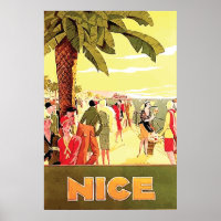Nice by Lorenzi ~ Vintage Travel Poster