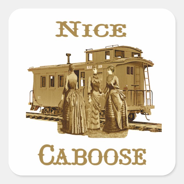 Nice Caboose Stickers (Front)
