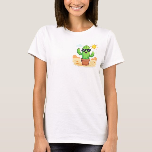 Nice Cactus | Be Happy T-Shirt (Front)